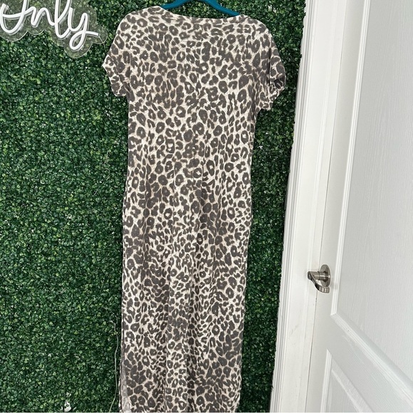 Sweet Love Jen On The Hunt Mocha Brown Leopard Maxi Dress Size S - Picture 13 of 15